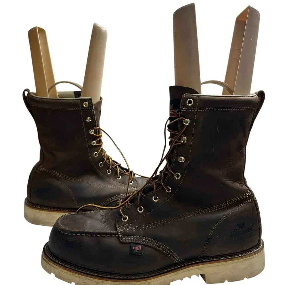 Thorogood men brown boot size 13, pre-owned